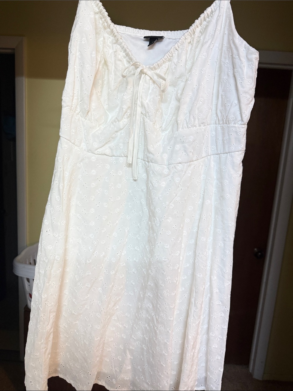 Torrid White Eyelet Sundress